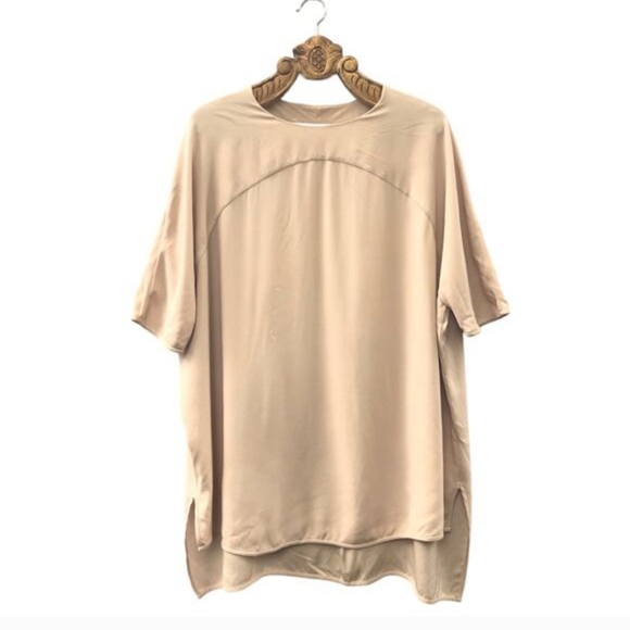Diane von Furstenberg (DVF) Madera Dunic oversized mini dress in a neutral Sz S - Picture 2 of 10